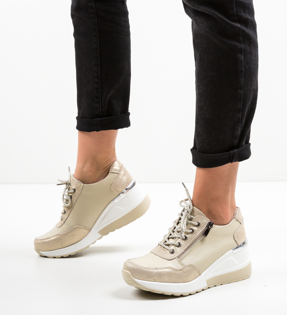Pantofi Casual Conar Bej