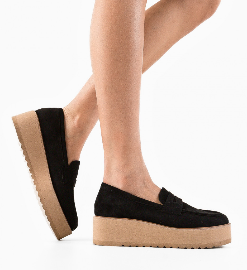 Poze Pantofi casual dama Weser Negri DePurtat