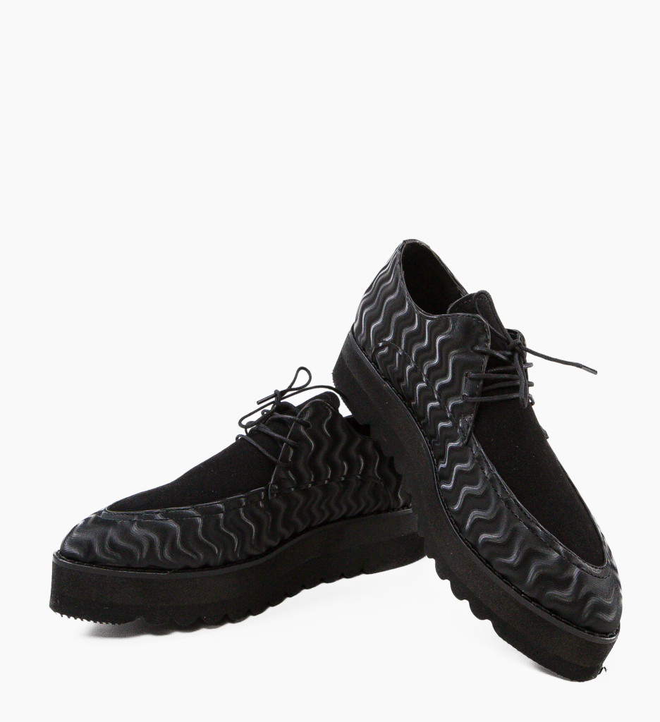 Pantofi casual egypt negri 4