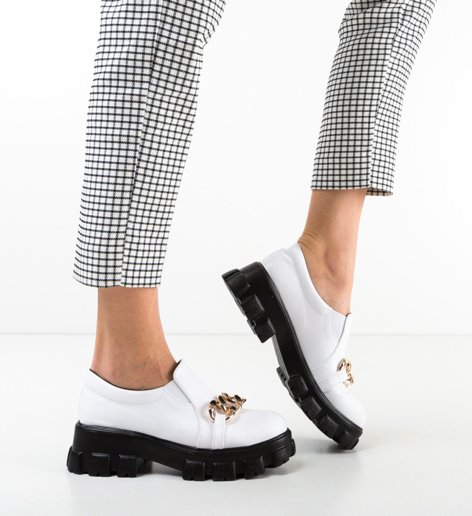 Pantofi Casual Farfuridi Albi