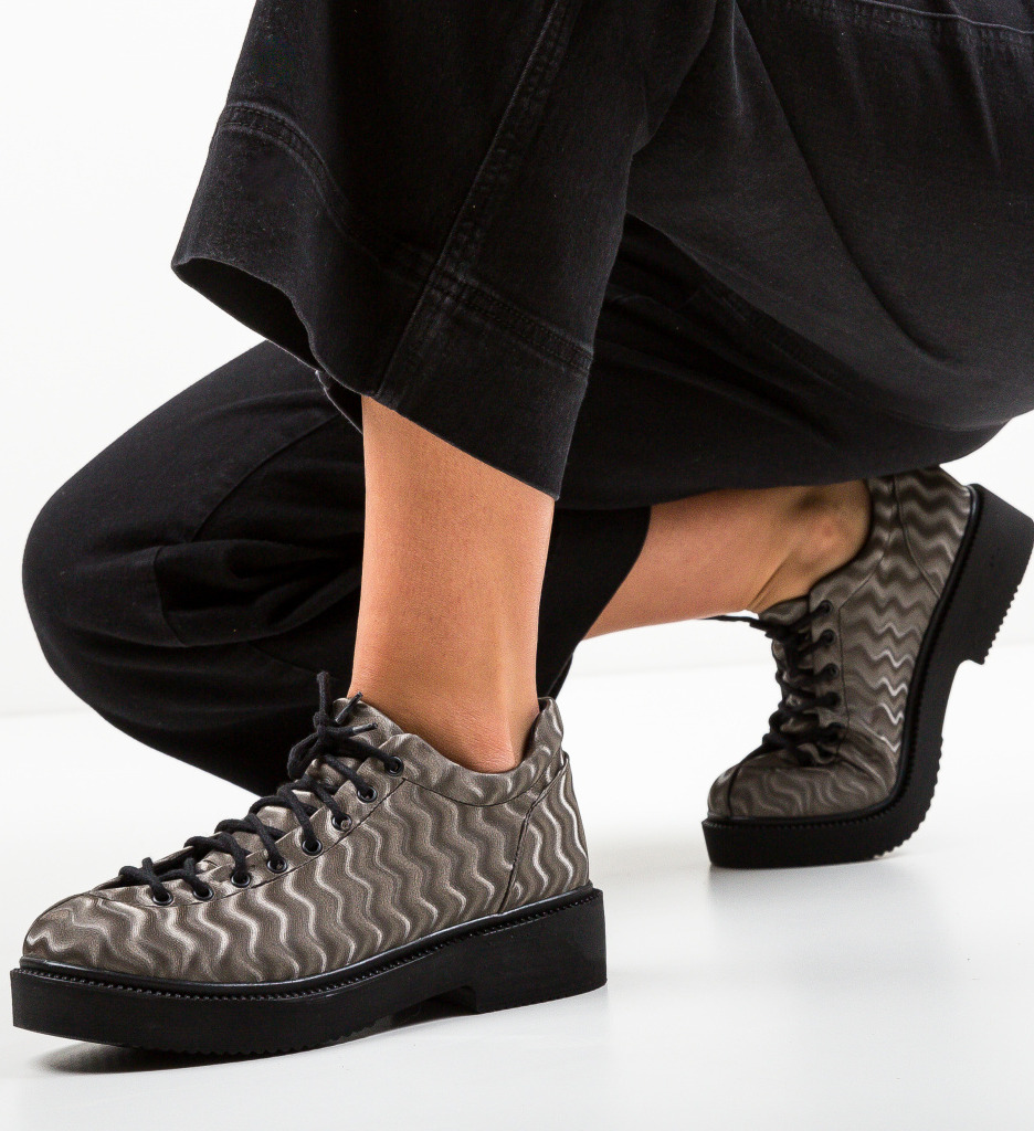 Pantofi Casual Graskol Gri 2023 ❤️ Pret Super depurtat imagine noua 2022