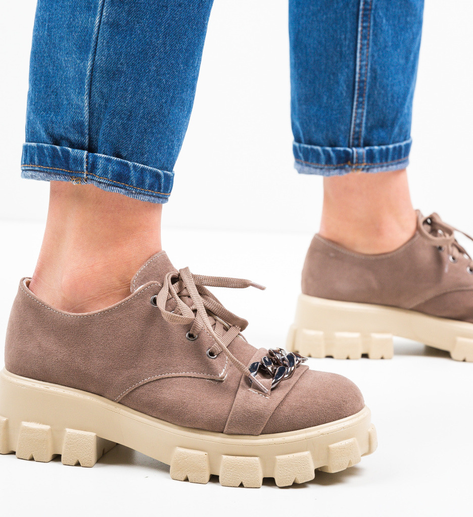 Pantofi Casual Gremna Bej