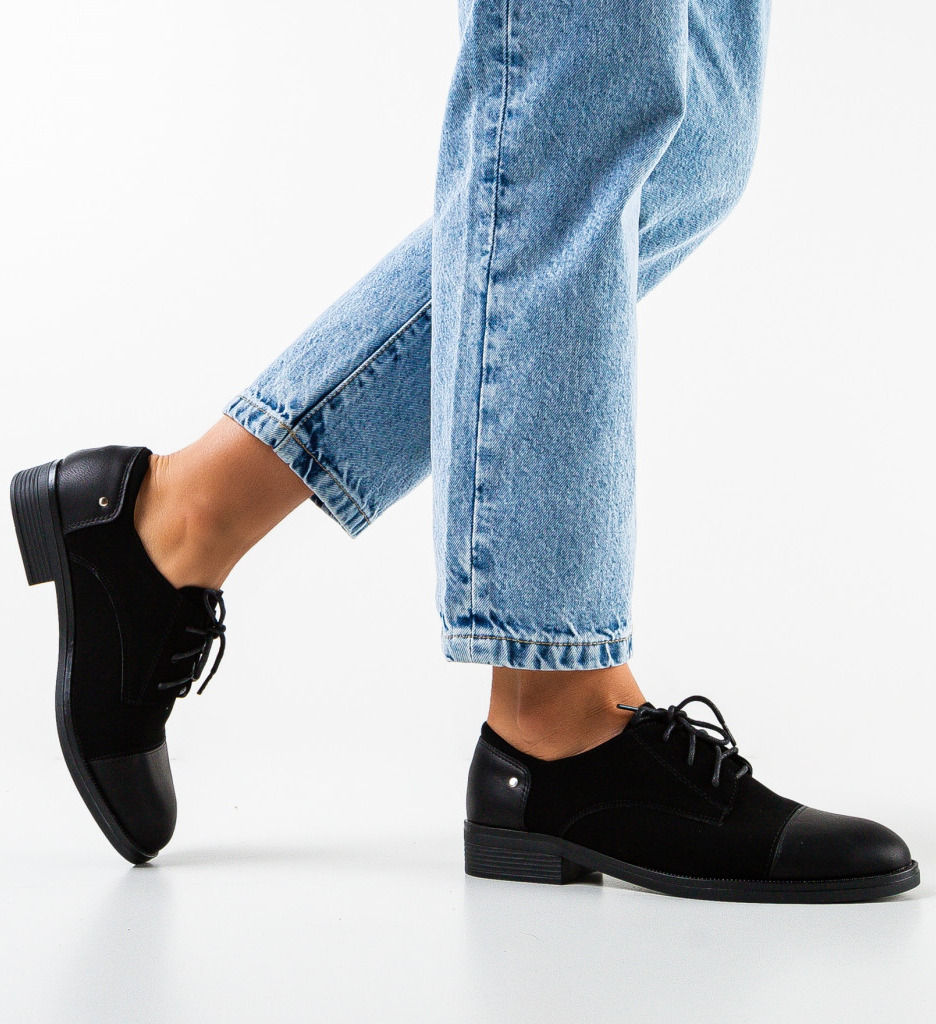 Pantofi casual kendall negri 2