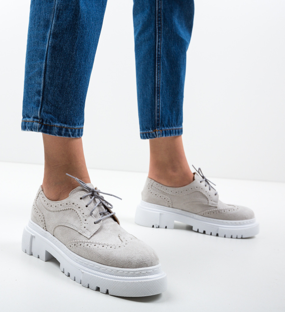Pantofi Casual Mrela Gri