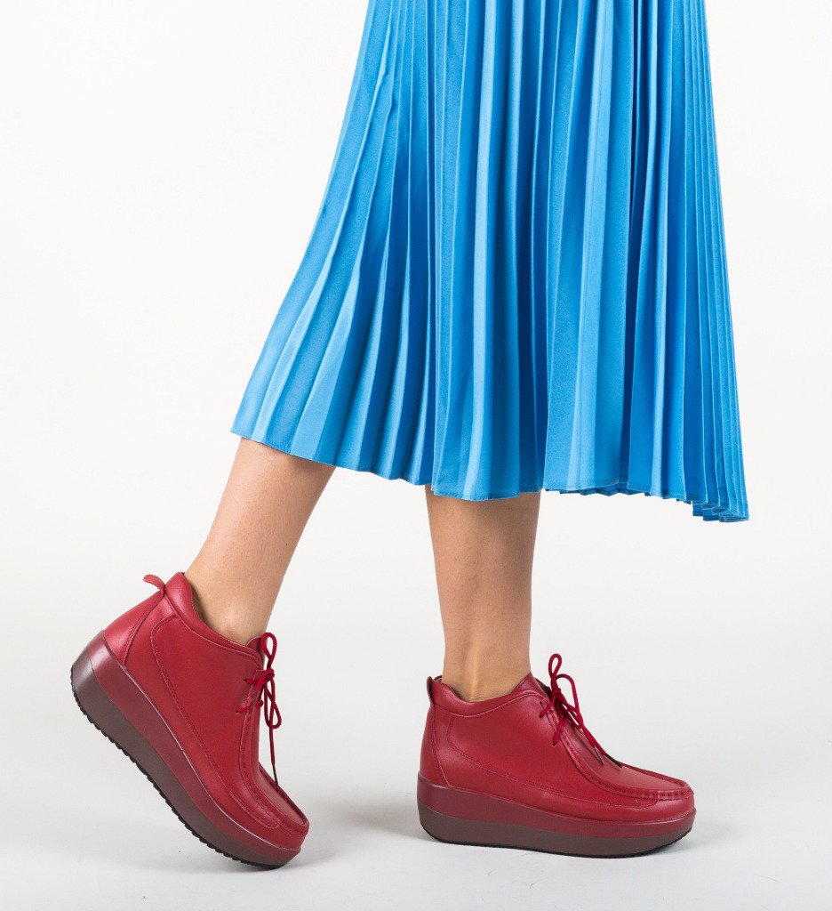 Poze Pantofi Casual Nash Rosii depurtat.ro 