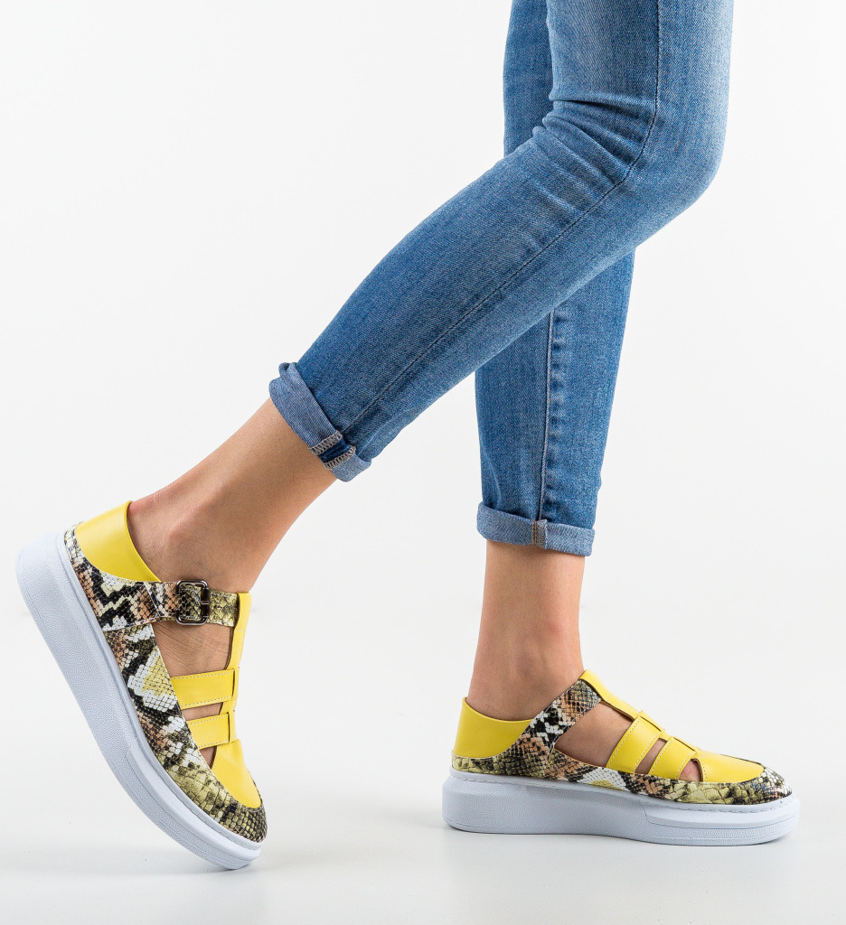 Pantofi Casual Sonicx Galbeni