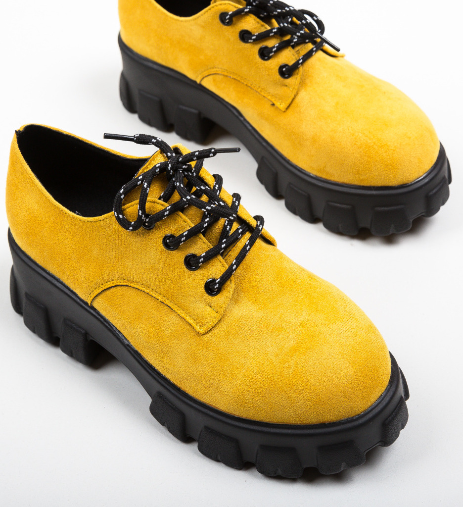 Pantofi Casual Spen Galbeni