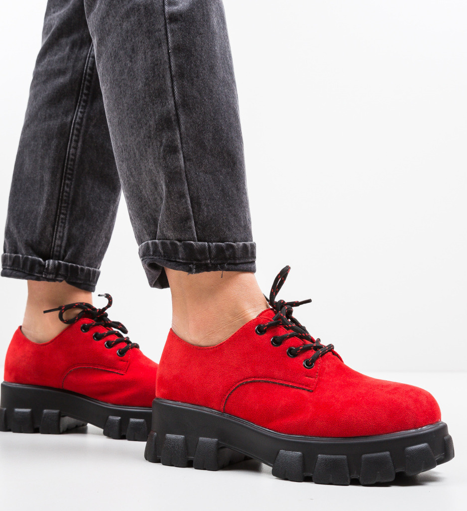 Pantofi Casual Spen Rosii