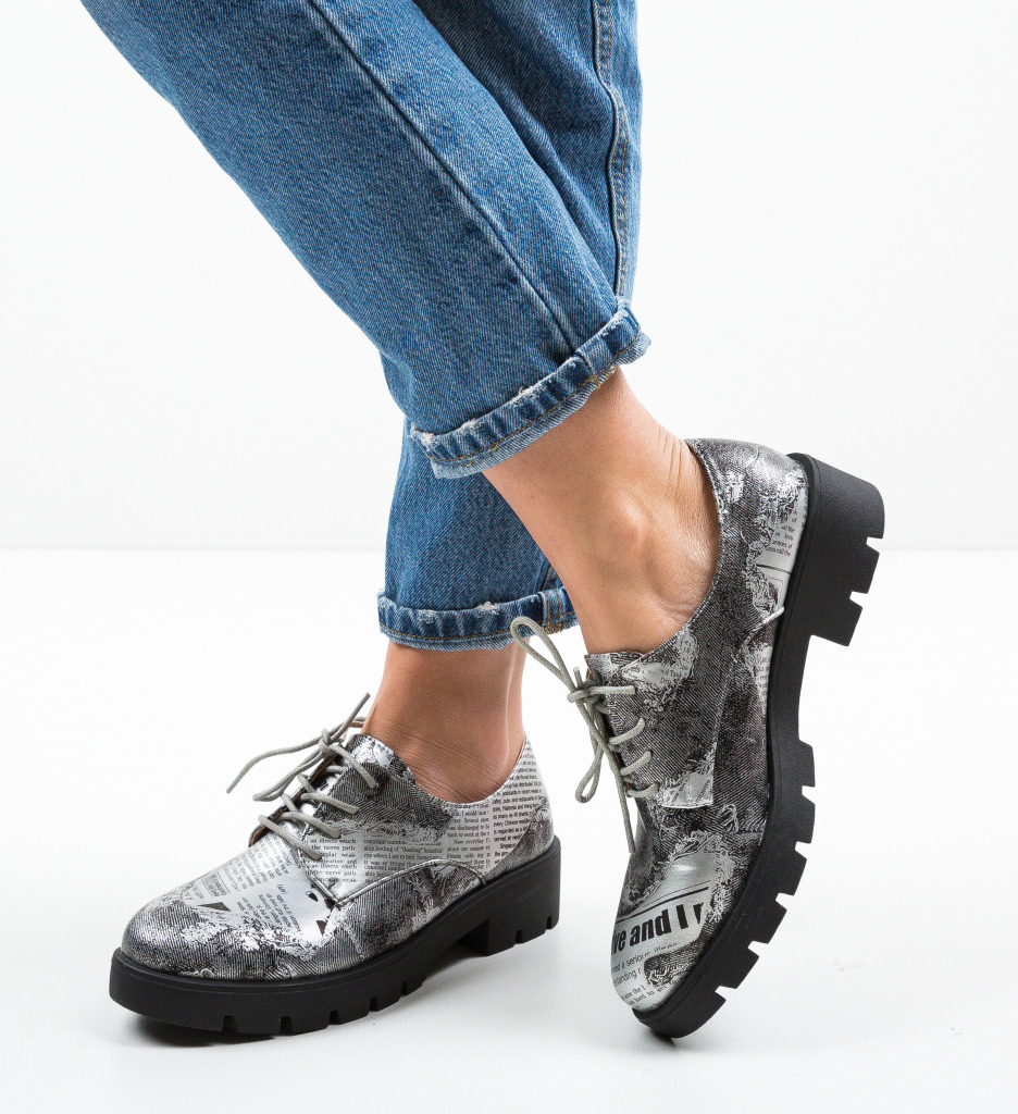 Poze Pantofi Casual Survive Argintii depurtat.ro 