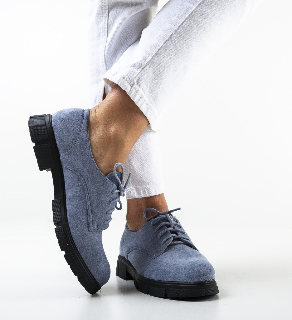 Pantofi casual tobi albastri