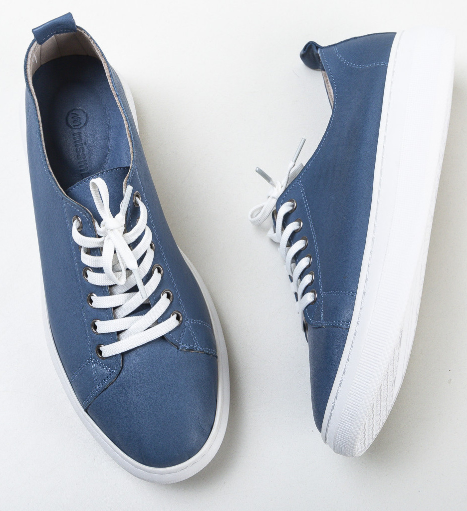 Pantofi casual ubea albastri