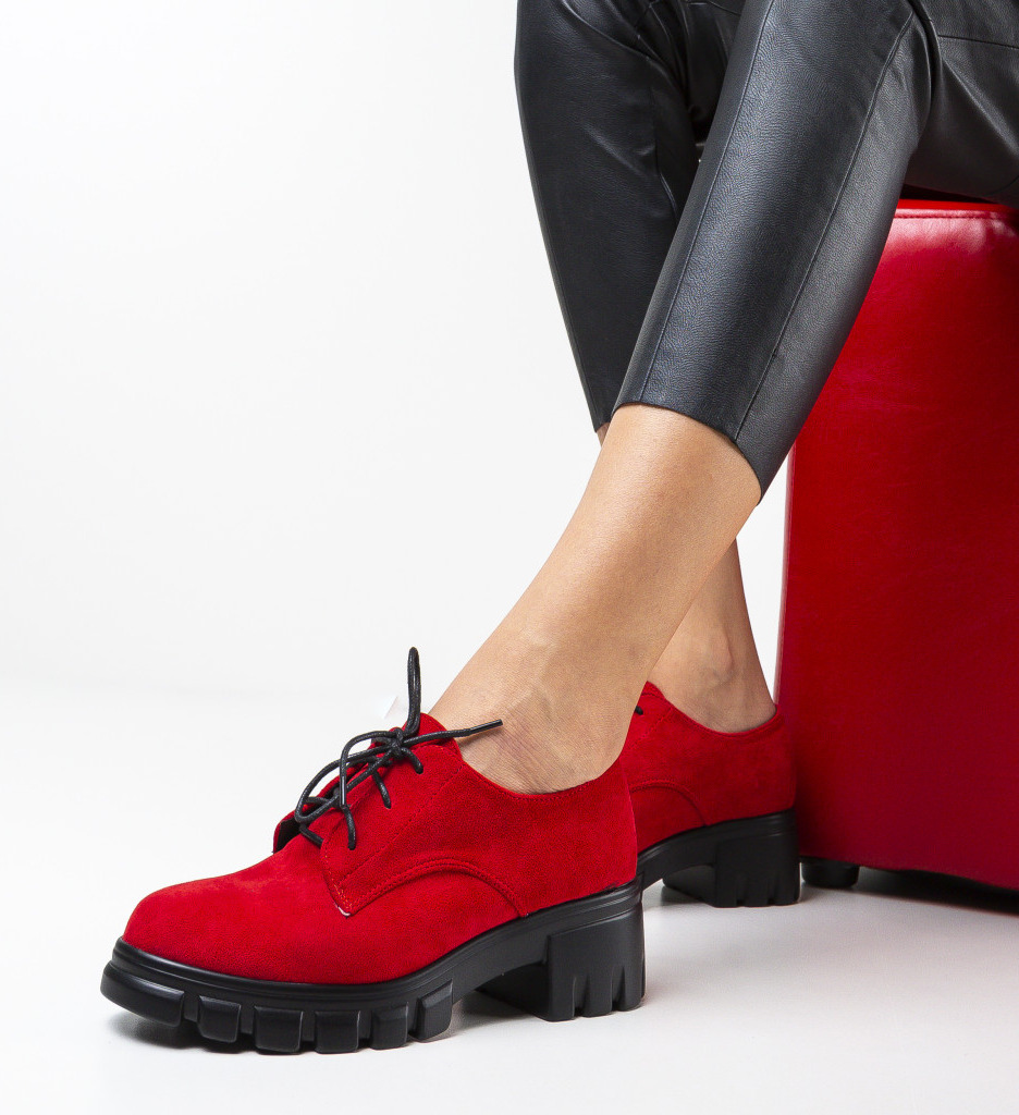 Pantofi casual umer rosii