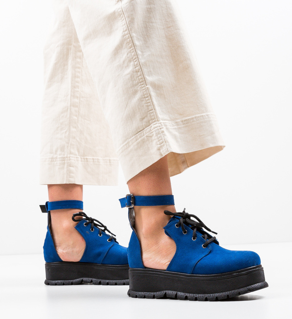 Pantofi Casual Vespas Albastri - 2 | YEO