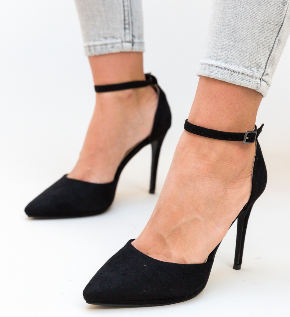 Pantofi Collier Negre