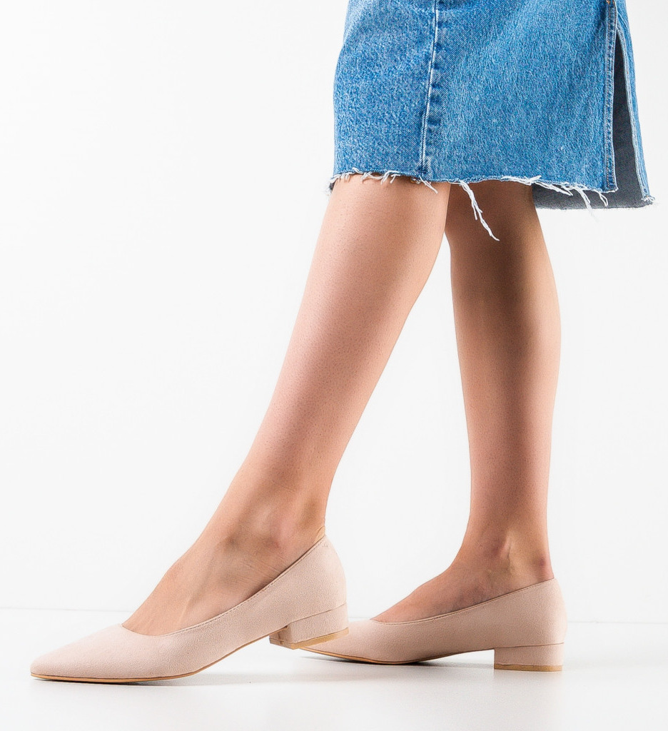 Pantofi dama silas bej