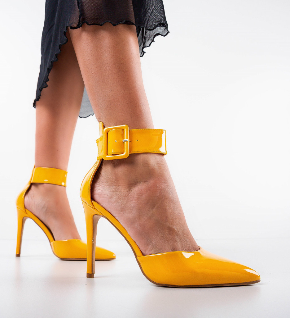 Pantofi dewi galbeni