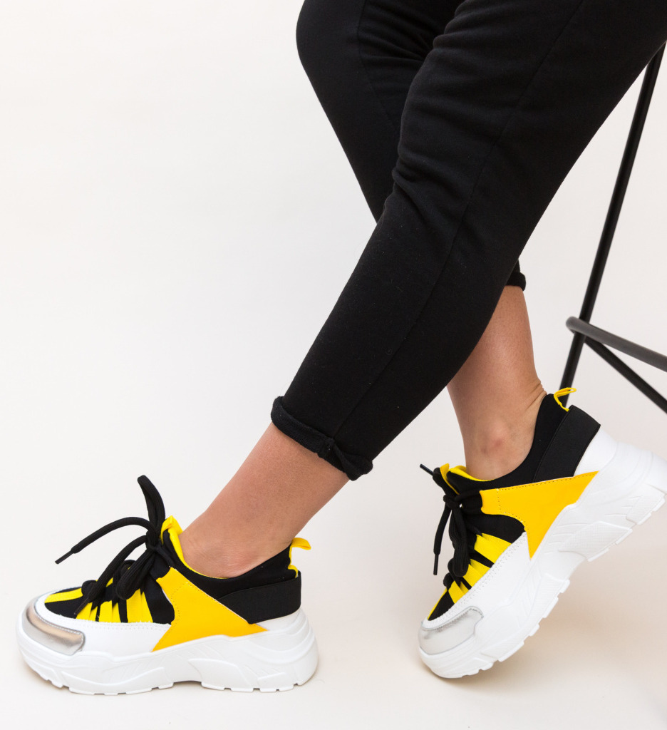 Pantofi Sport Paleto Galbeni
