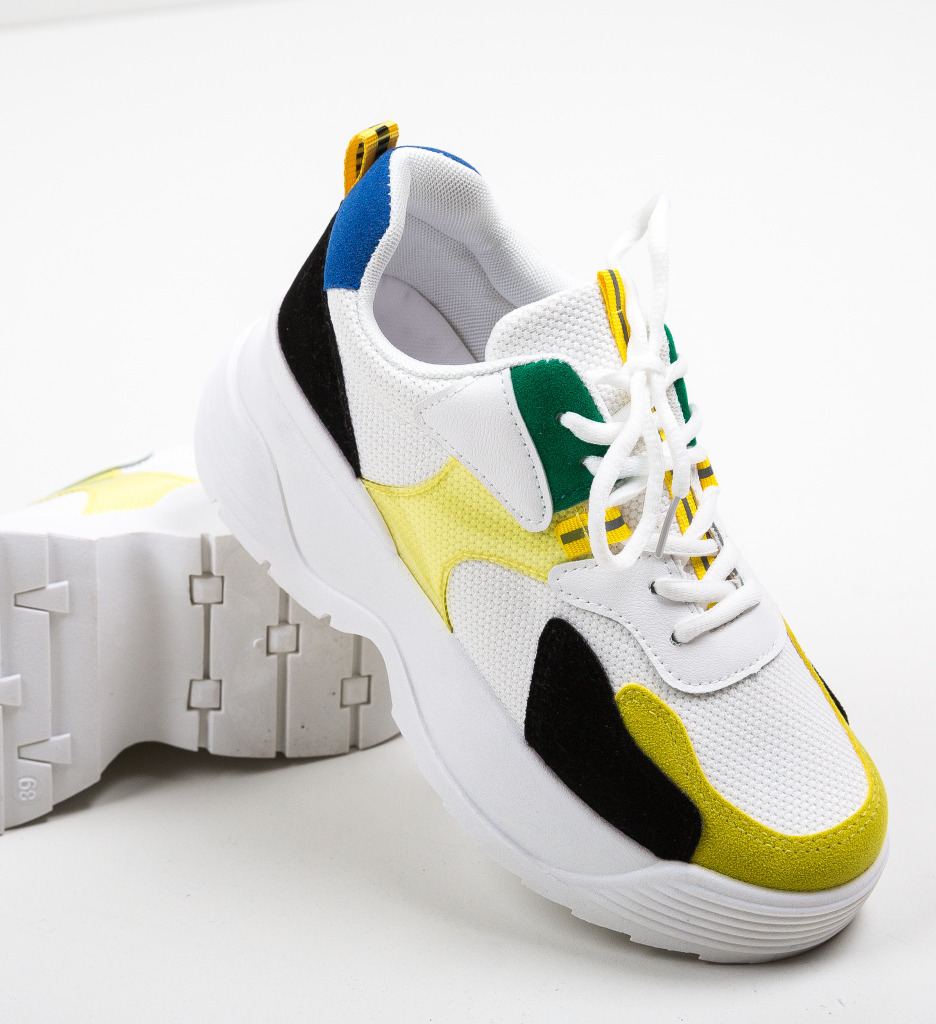 Poze Pantofi Sport Rihany Galbeni depurtat.ro 