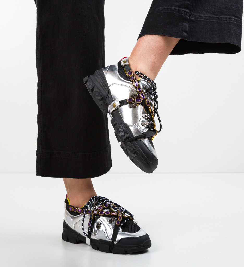 Poze Pantofi Sport Sears Argintii depurtat.ro 