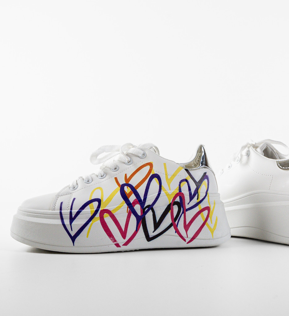 Poze Sneakers dama Argentina Argintii DePurtat