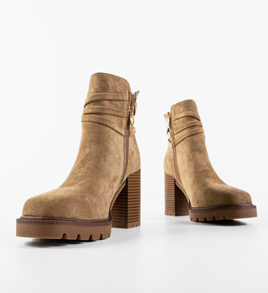 Poze Botine dama Graps Khaki DePurtat