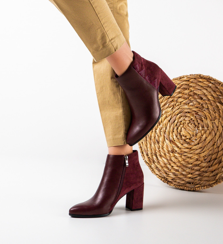 Botine dama kamal grena