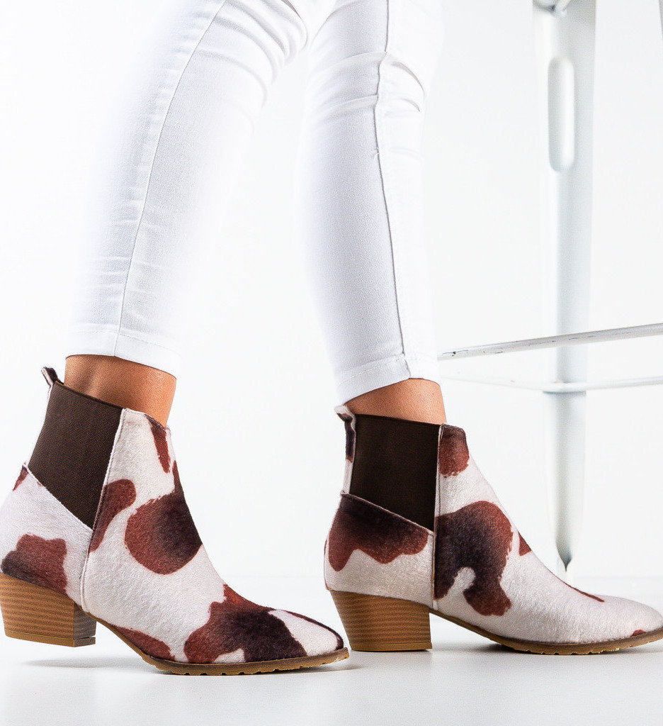 Botine dama pony maro