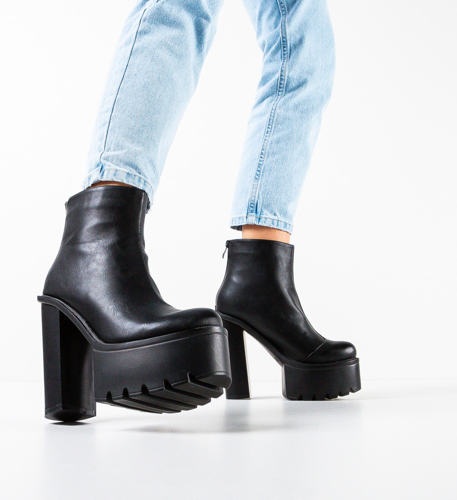Botine dama tarun negre