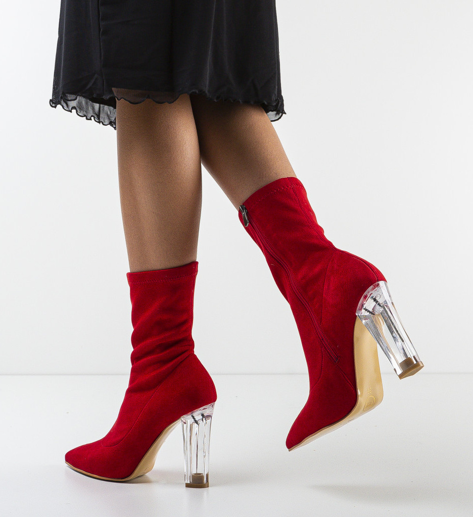 Botine Naio Rosii