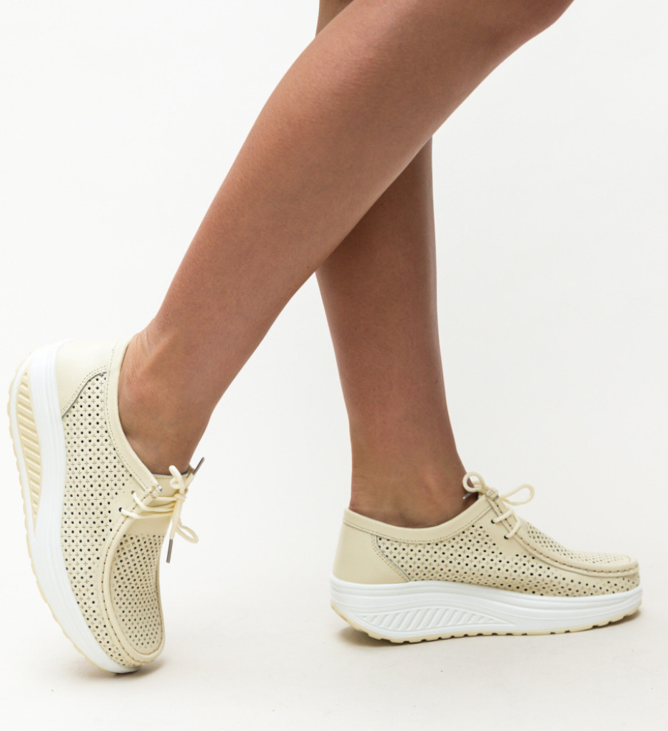 Poze Pantofi Casual Blanken Bej depurtat.ro 