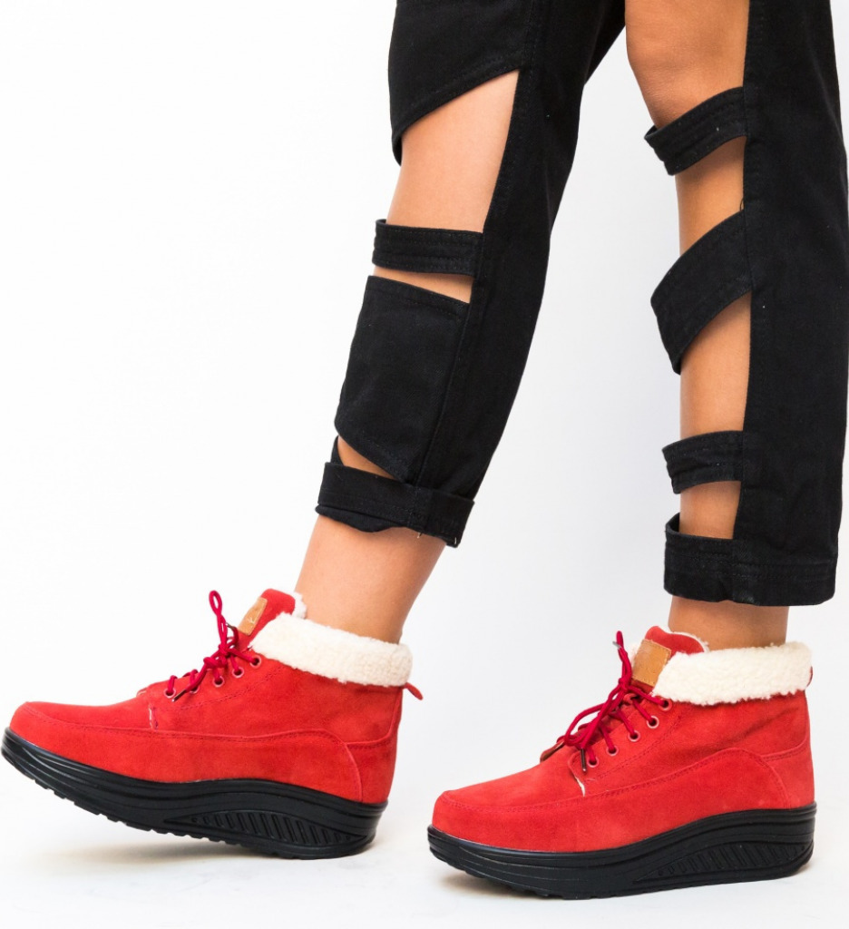 Poze Pantofi Casual Blind Rosii depurtat.ro 