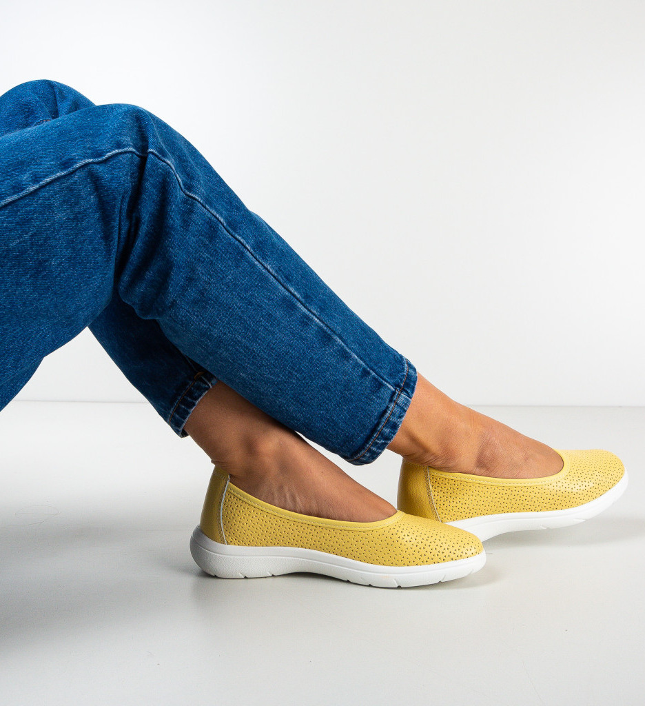 Pantofi Casual Bobbys Galbeni