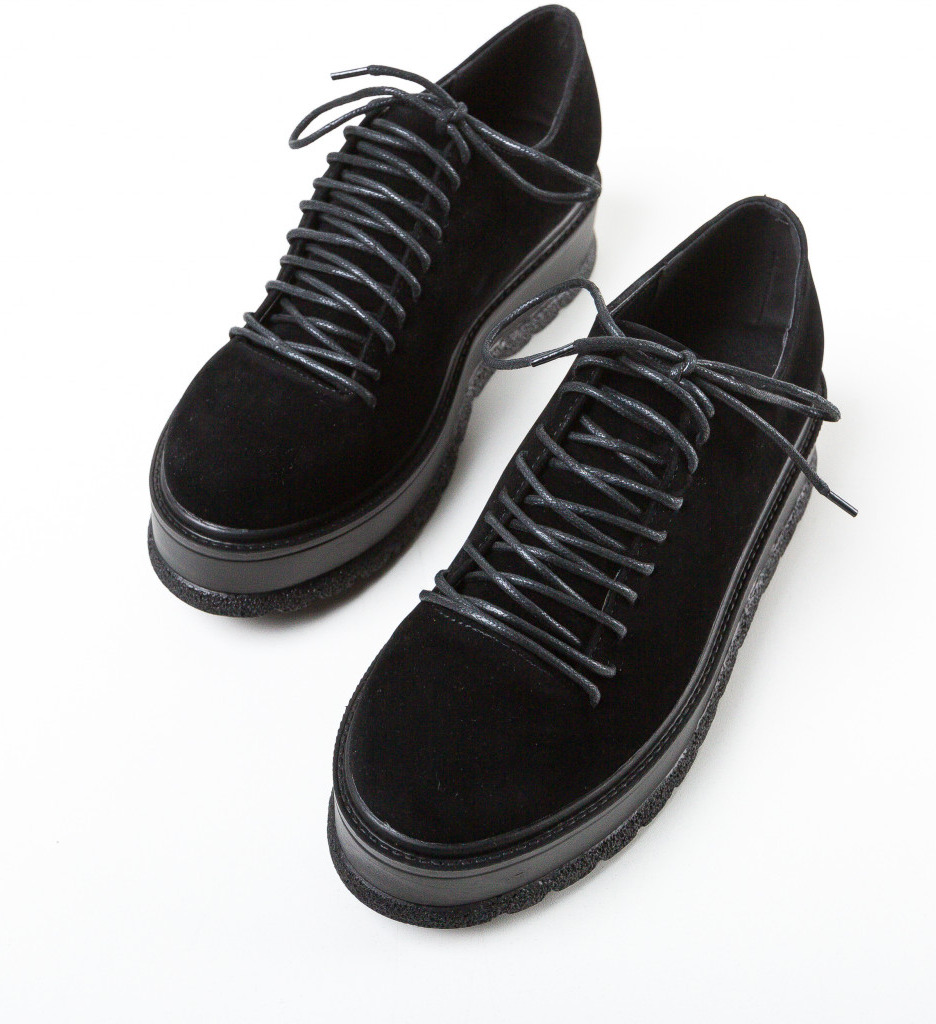 Pantofi Casual Brown Negri