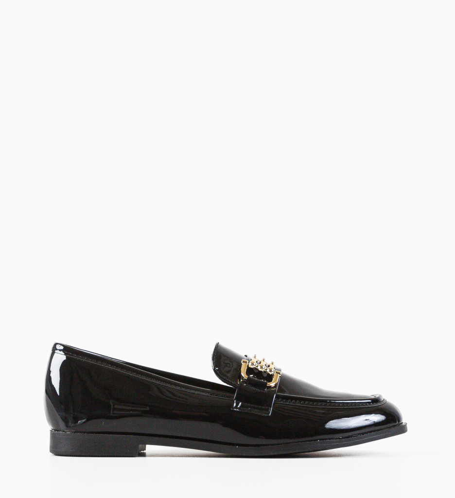 Poze Pantofi Casual dama Chivi Negri DePurtat