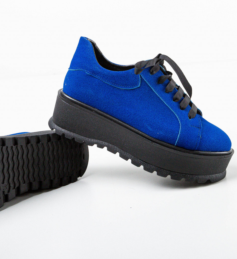 Pantofi casual dama dylyan albastri