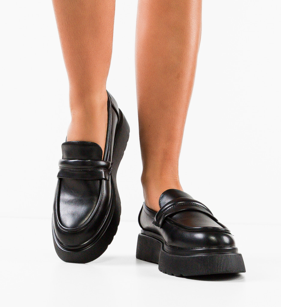 Pantofi casual dama skorpio negri 2