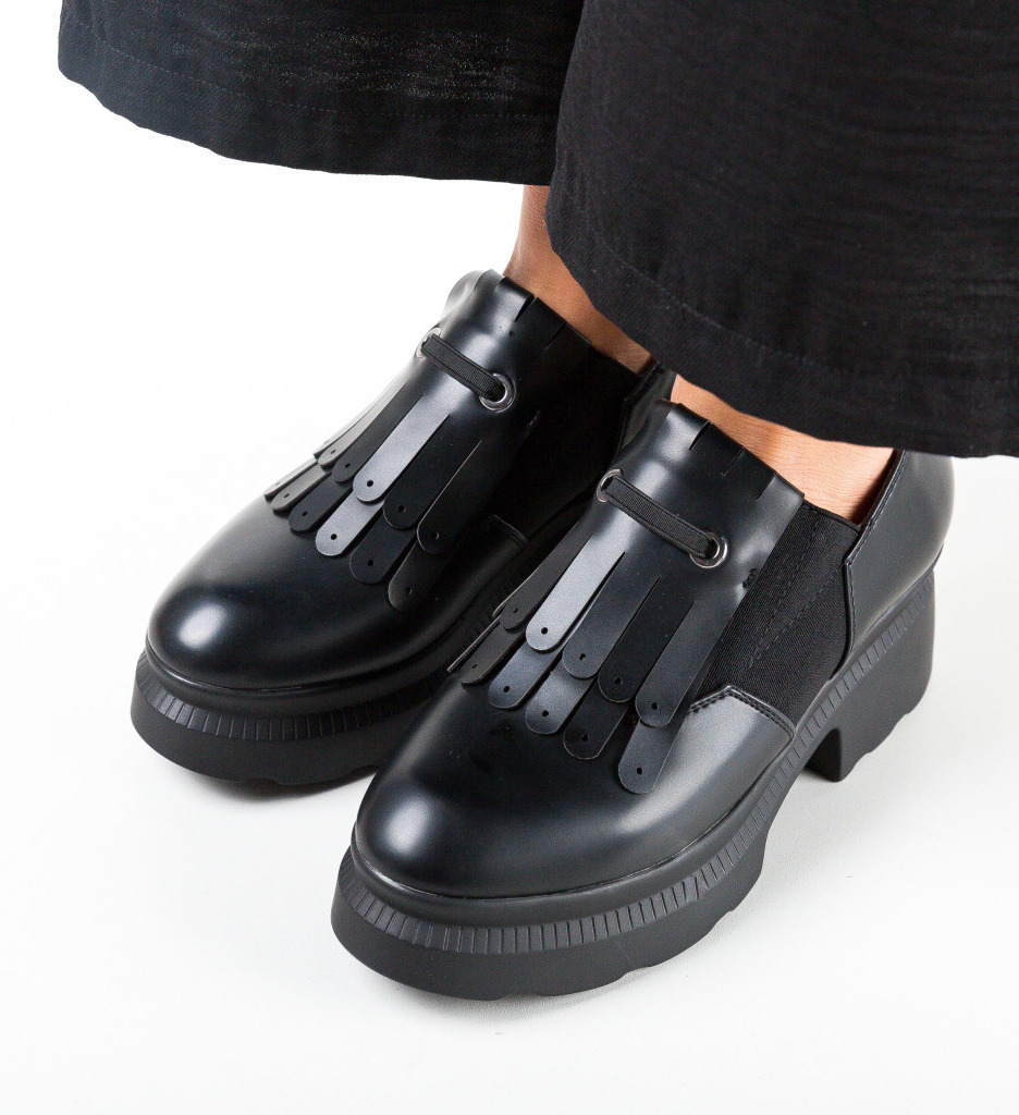 Pantofi casual dama tanner negri
