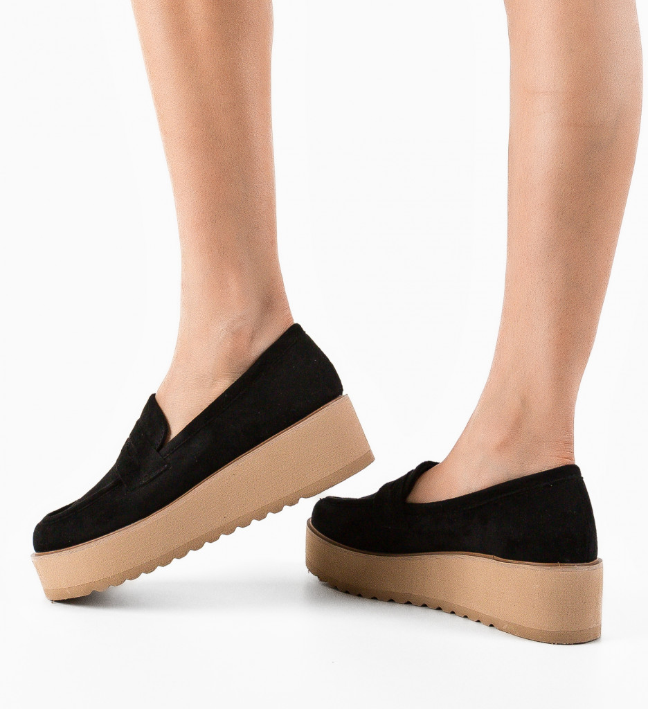 Poze Pantofi casual dama Weser Negri DePurtat