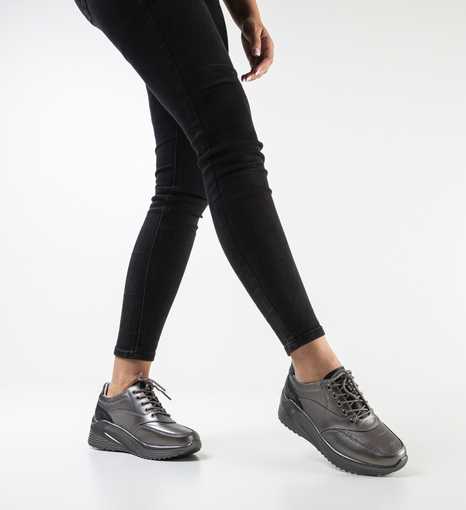 Pantofi casual huang gri