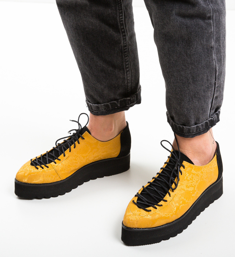 Pantofi Casual Missya Galbeni
