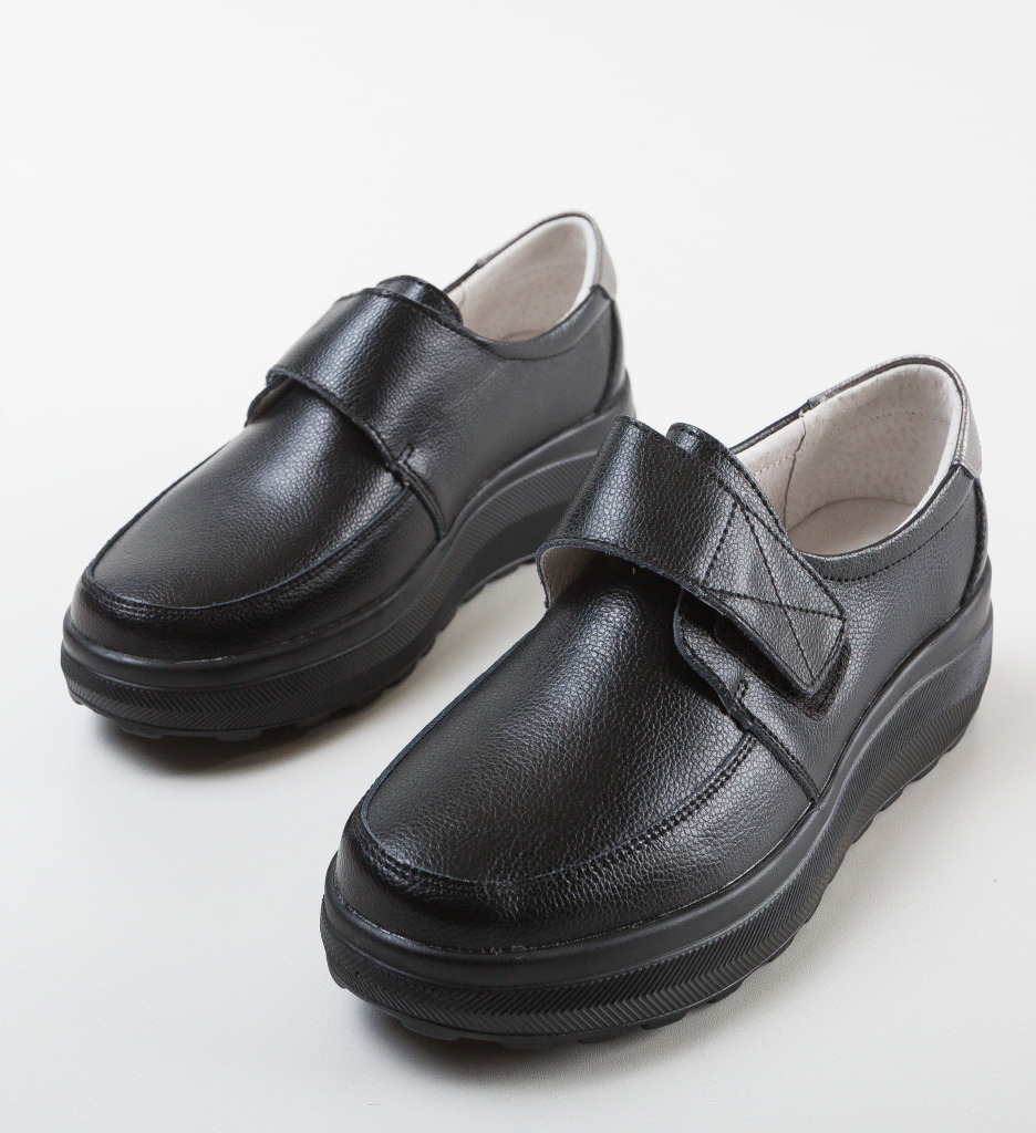 Poze Pantofi Casual Paterson Negri depurtat.ro 