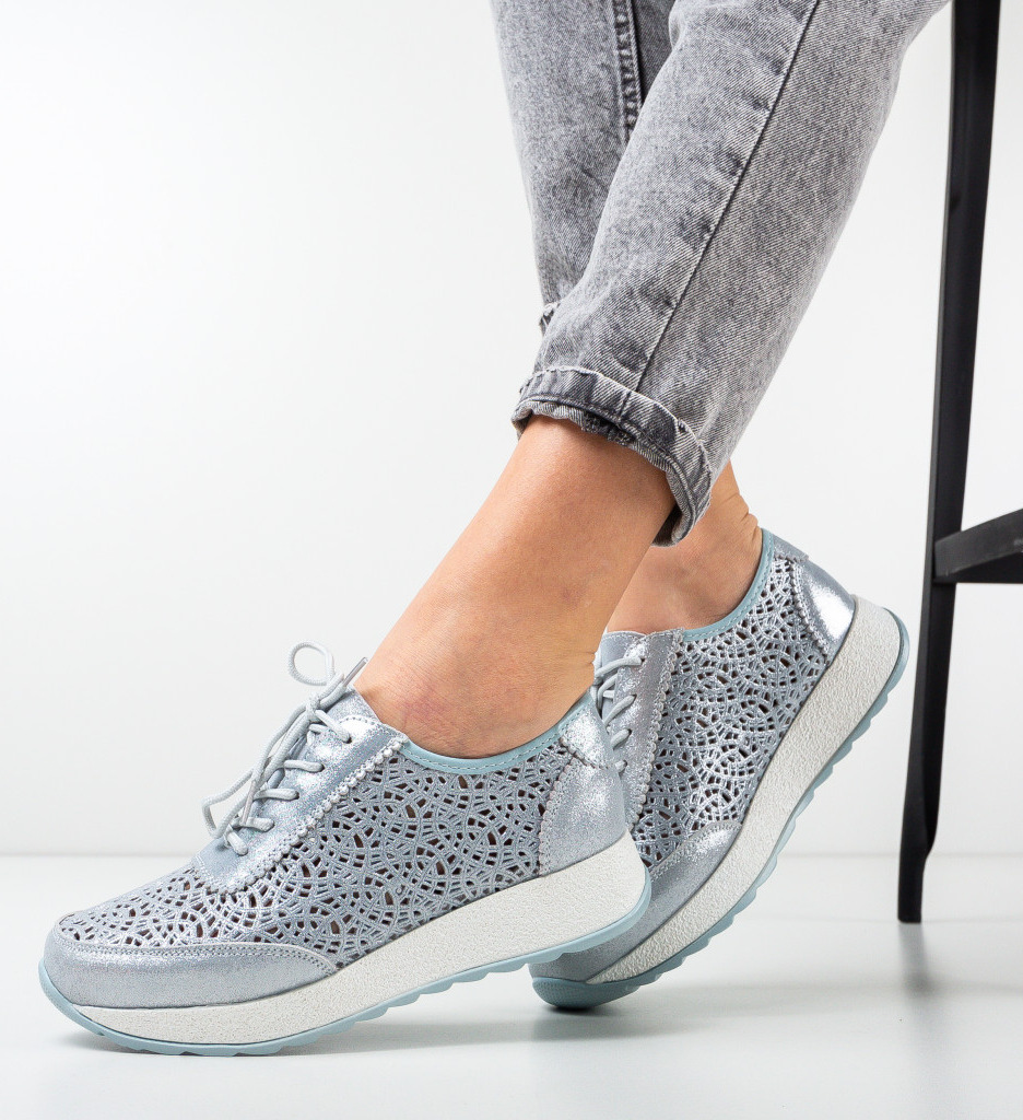 Pantofi Casual Pova Albastri 2