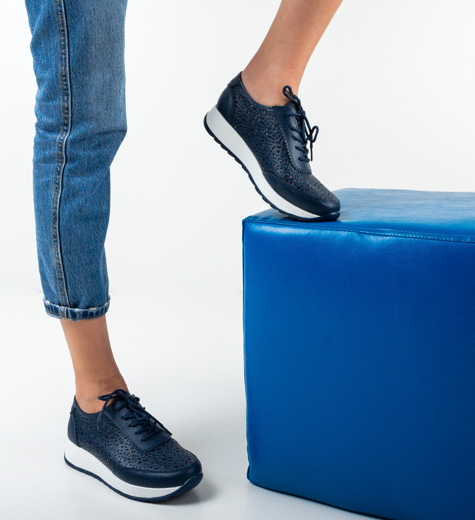 Pantofi Casual Pova Bleumarin