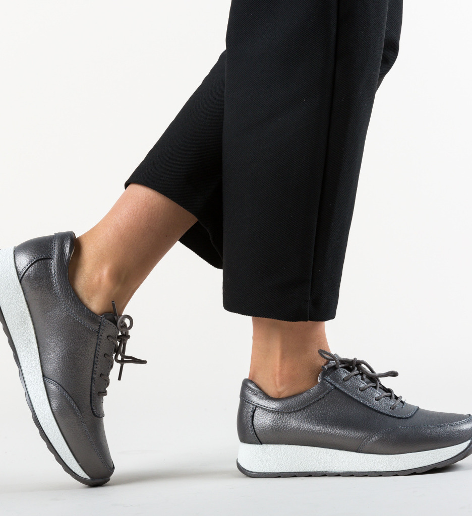 Poze Pantofi Casual Velma Gri depurtat.ro 