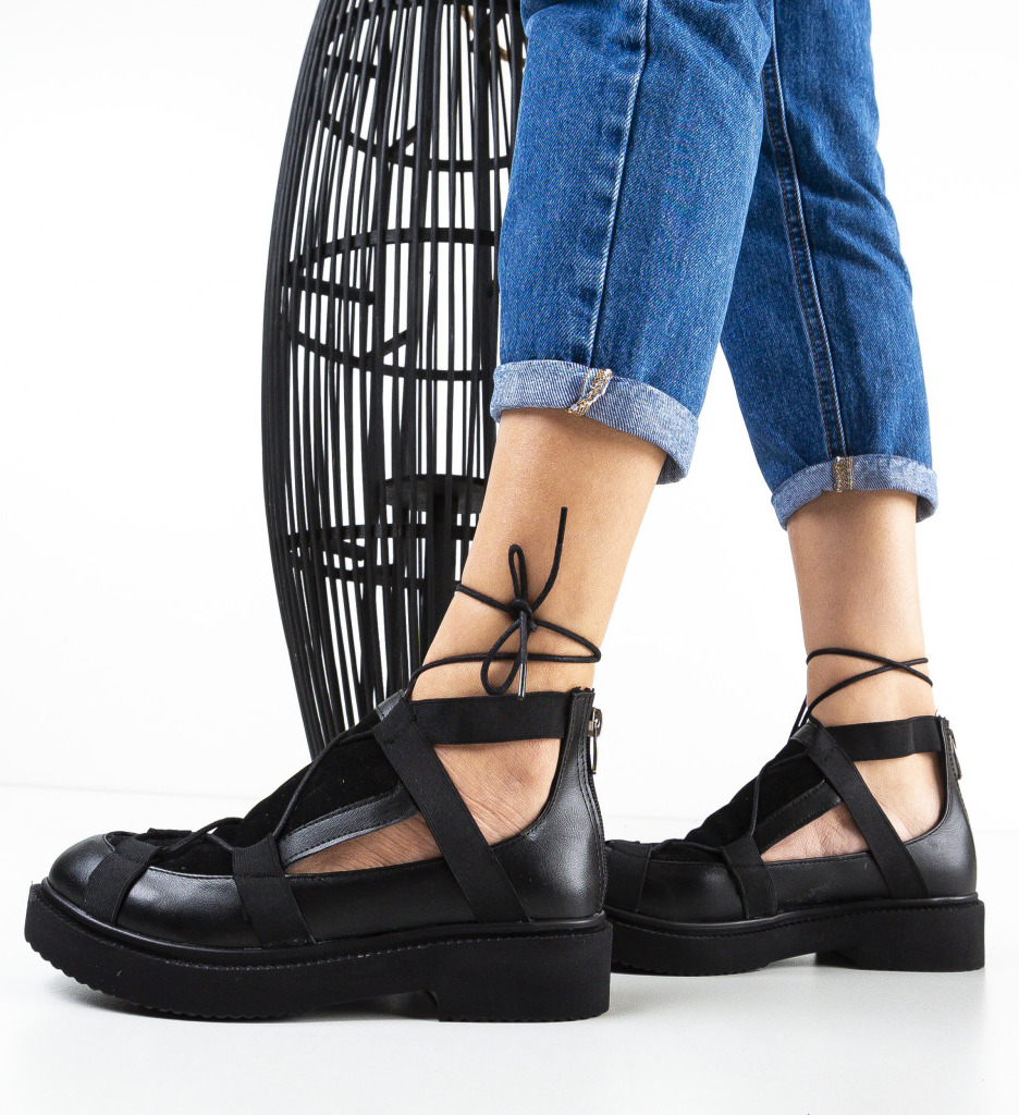 Pantofi Casual Venec Negri 3