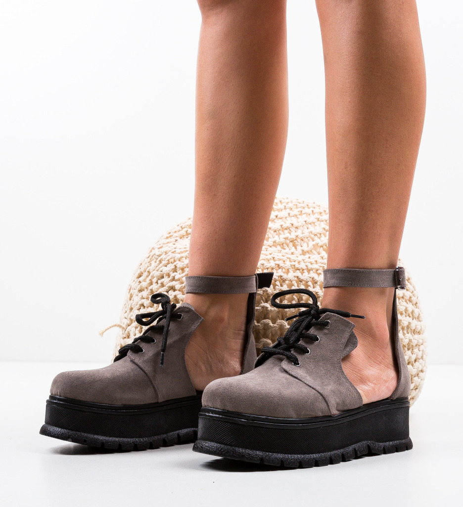 Pantofi Casual Vespas Gri - 2 | YEO