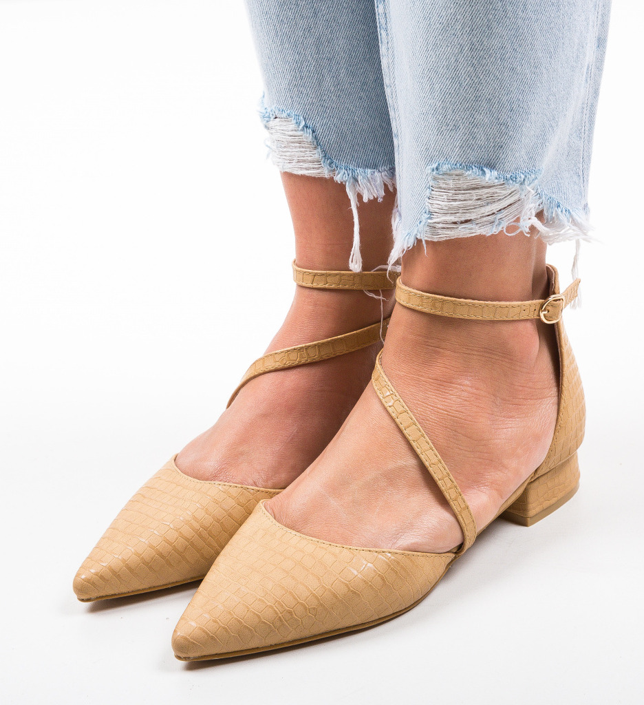 Pantofi Haney Camel