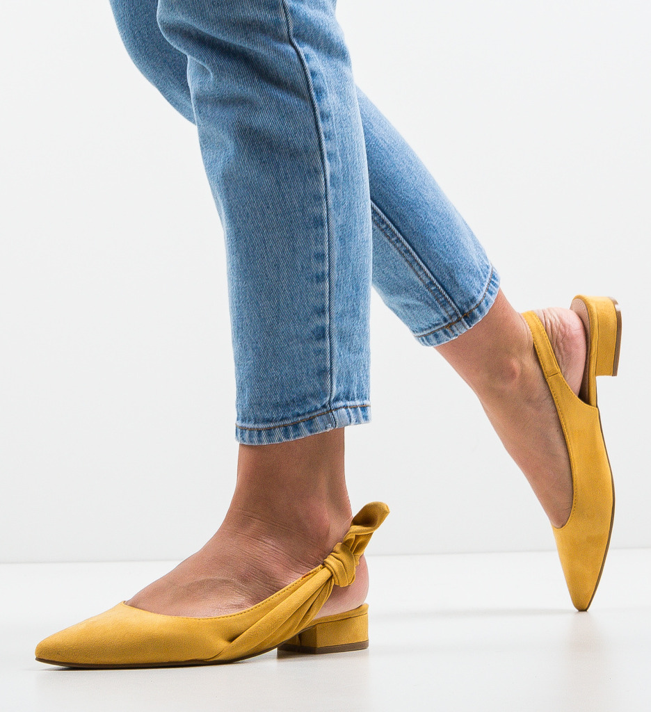 Pantofi Rhona Galbeni