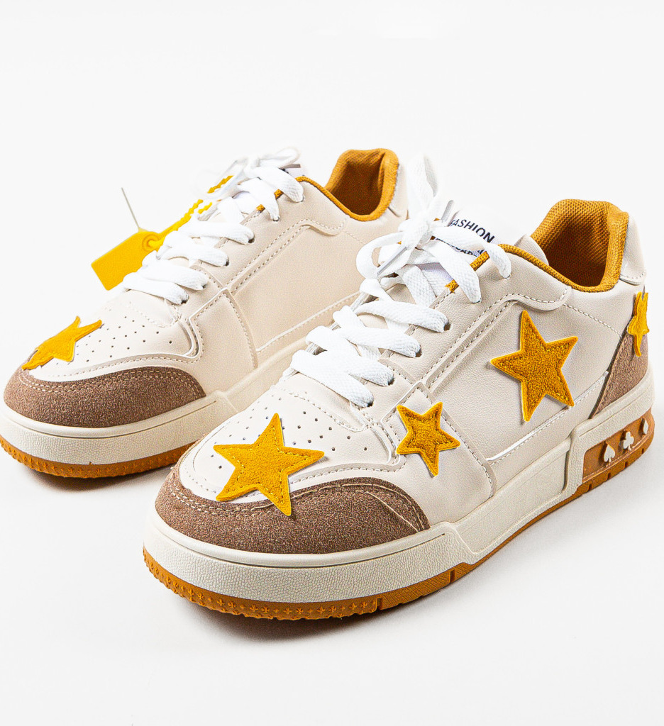 Pantofi sport sidney galbeni