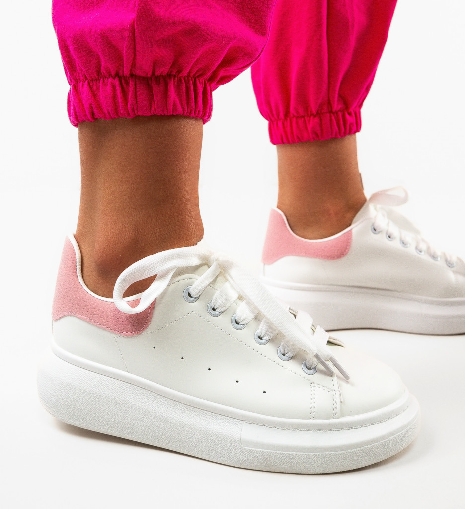 Pantofi sport tomyo albi 5